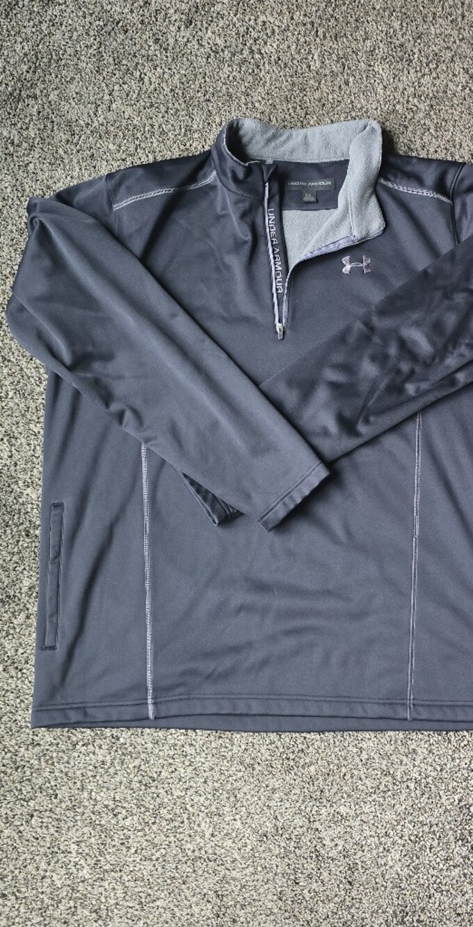 Under Armour Men's Navy Quarter-Zip Performance Jacket